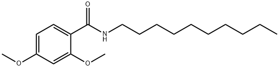 N-decyl-2,4-dimethoxybenzamide Struktur