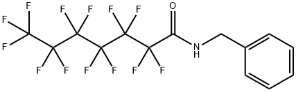 N-benzyl-2,2,3,3,4,4,5,5,6,6,7,7,7-tridecafluoroheptanamide Struktur