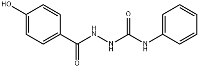 1-[(4-hydroxybenzoyl)amino]-3-phenylurea Struktur