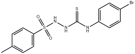 1-(4-bromophenyl)-3-[(4-methylphenyl)sulfonylamino]thiourea Struktur