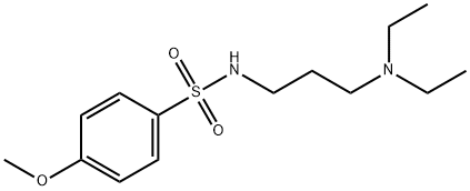 N-[3-(diethylamino)propyl]-4-methoxybenzenesulfonamide Struktur