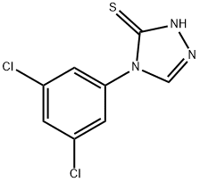 4-(3,5-dichlorophenyl)-1H-1,2,4-triazole-5-thione Struktur