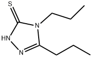 3,4-dipropyl-1H-1,2,4-triazole-5-thione Struktur