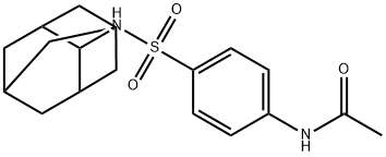 N-[4-(2-adamantylsulfamoyl)phenyl]acetamide Struktur