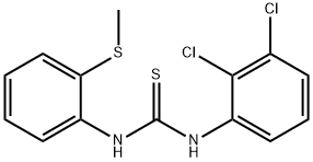 1-(2,3-dichlorophenyl)-3-(2-methylsulfanylphenyl)thiourea Struktur