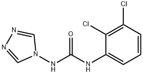 1-(2,3-dichlorophenyl)-3-(1,2,4-triazol-4-yl)urea Struktur