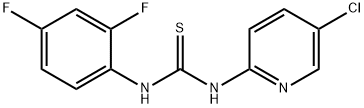 1-(5-chloropyridin-2-yl)-3-(2,4-difluorophenyl)thiourea Struktur