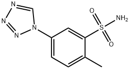 2-methyl-5-(tetrazol-1-yl)benzenesulfonamide Struktur