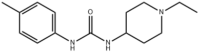 1-(1-ethylpiperidin-4-yl)-3-(4-methylphenyl)urea Struktur