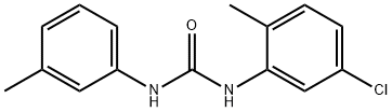 1-(5-chloro-2-methylphenyl)-3-(3-methylphenyl)urea Struktur