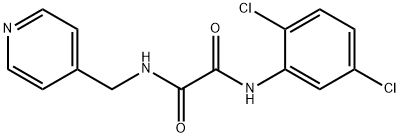 N'-(2,5-dichlorophenyl)-N-(pyridin-4-ylmethyl)oxamide Struktur