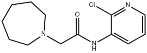 2-(azepan-1-yl)-N-(2-chloropyridin-3-yl)acetamide Struktur