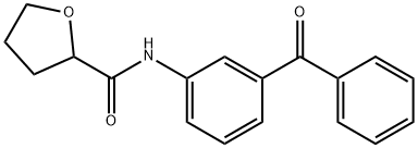 N-(3-benzoylphenyl)oxolane-2-carboxamide Struktur