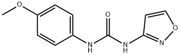 1-(4-methoxyphenyl)-3-(1,2-oxazol-3-yl)urea Struktur