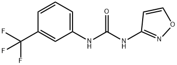 1-(1,2-oxazol-3-yl)-3-[3-(trifluoromethyl)phenyl]urea Struktur