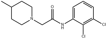 N-(2,3-dichlorophenyl)-2-(4-methylpiperidin-1-yl)acetamide Struktur