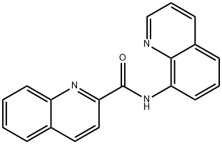 N-quinolin-8-ylquinoline-2-carboxamide Struktur