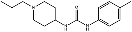 1-(4-methylphenyl)-3-(1-propylpiperidin-4-yl)urea Struktur