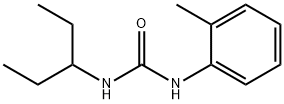 1-(2-methylphenyl)-3-pentan-3-ylurea Struktur