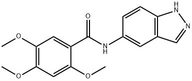 N-(1H-indazol-5-yl)-2,4,5-trimethoxybenzamide Struktur