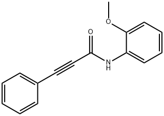 N-(2-methoxyphenyl)-3-phenylprop-2-ynamide Struktur