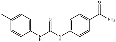 4-[(4-methylphenyl)carbamoylamino]benzamide Struktur