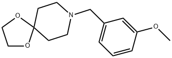 8-[(3-methoxyphenyl)methyl]-1,4-dioxa-8-azaspiro[4.5]decane Struktur