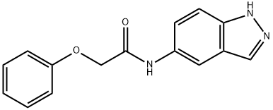 N-(1H-indazol-5-yl)-2-phenoxyacetamide Struktur