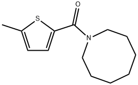 azocan-1-yl-(5-methylthiophen-2-yl)methanone Struktur