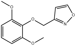 3-[(2,6-dimethoxyphenoxy)methyl]-1,2-oxazole Struktur