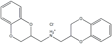 bis(2,3-dihydro-1,4-benzodioxin-3-ylmethyl)azanium chloride Struktur