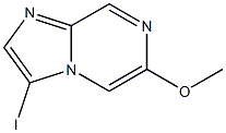 3-Iodo-6-methoxy-imidazo[1,2-a]pyrazine Struktur