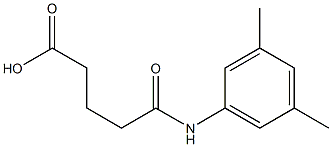 5-(3,5-dimethylanilino)-5-oxopentanoic acid Struktur