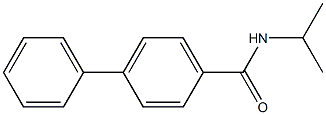 4-phenyl-N-propan-2-ylbenzamide Struktur