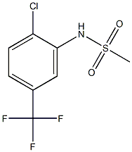 N-[2-chloro-5-(trifluoromethyl)phenyl]methanesulfonamide Struktur