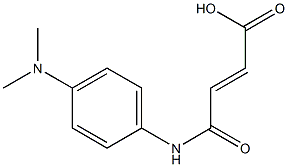 (E)-4-[4-(dimethylamino)anilino]-4-oxobut-2-enoic acid Struktur