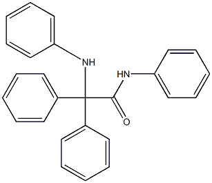 2-anilino-N,2,2-triphenylacetamide Struktur