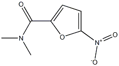 N,N-dimethyl-5-nitrofuran-2-carboxamide Struktur