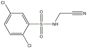 2,5-dichloro-N-(cyanomethyl)benzenesulfonamide Struktur