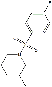 4-fluoro-N,N-dipropylbenzenesulfonamide Struktur