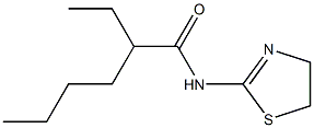 N-(4,5-dihydro-1,3-thiazol-2-yl)-2-ethylhexanamide Struktur