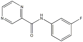 N-(3-fluorophenyl)pyrazine-2-carboxamide Struktur