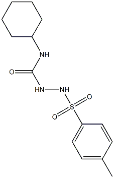 1-cyclohexyl-3-[(4-methylphenyl)sulfonylamino]urea Struktur