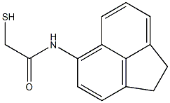 N-(1,2-dihydroacenaphthylen-5-yl)-2-sulfanylacetamide Struktur