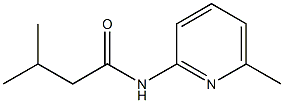 3-methyl-N-(6-methylpyridin-2-yl)butanamide Struktur