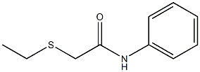 2-ethylsulfanyl-N-phenylacetamide Struktur