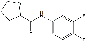 N-(3,4-difluorophenyl)oxolane-2-carboxamide Struktur