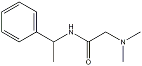 2-(dimethylamino)-N-(1-phenylethyl)acetamide Struktur