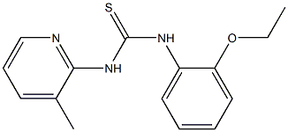 1-(2-ethoxyphenyl)-3-(3-methylpyridin-2-yl)thiourea Struktur