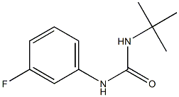 1-tert-butyl-3-(3-fluorophenyl)urea Struktur